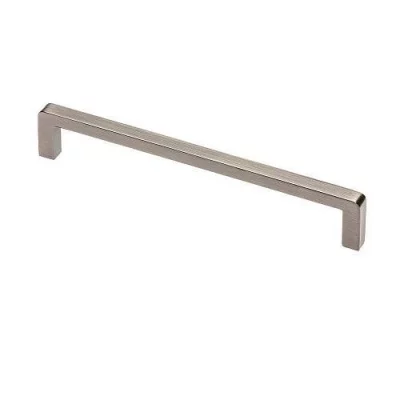 GTV: Ручка мебельная BAGIO C=128 мм, шлифовный титан UZ-BAGIO-128-11