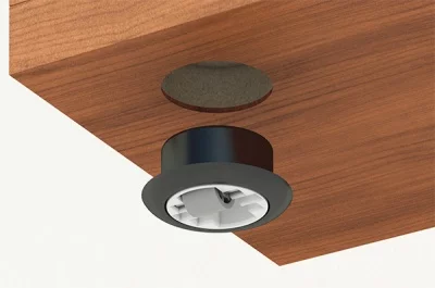 Колёсная опора, поворотная, цвет чёрный Колёсная опора, поворотная, цвет чёрный