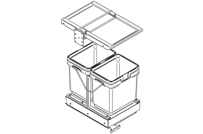 Набор для раздельного сбора мусора, в базу 400