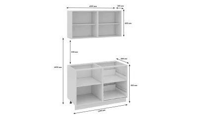 Кухонный гарнитур длиной - 180 см