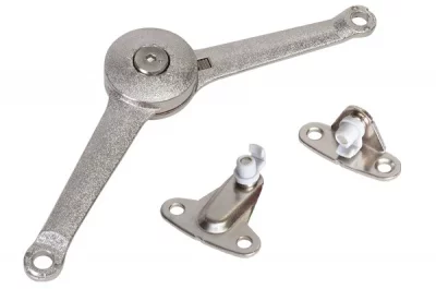 Подъёмник коленчатый, универсальный (в комплекте с креплениями), отделка никель