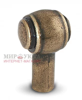 SIPARIO Ручка-кнопка бронза состаренная: GW2335
