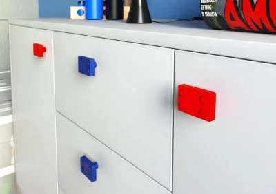 GTV: Ручка мебельная UM-BLOCK прямоугольник, зеленый: UM-BLOCK-ZL