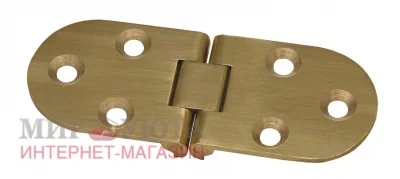 Петля под саморез для откидной створки, латунь: 4 01070 20 HD