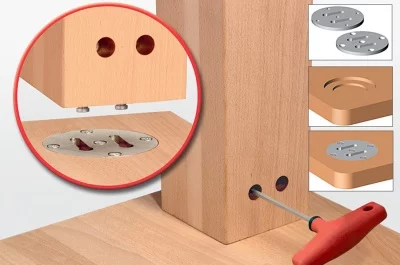 Втулка d.10мм для крепления опоры стола