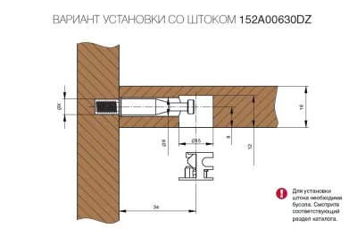 Эксцентрик для 16мм ДСП, отделка цинк (за 100 штук)
