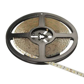 GTV: Светодиодная лента Flash 3528, 300 диодов, холодный белый, 24W, герметичная, 8мм, катушка 5м LD-3528-300-65-ZB