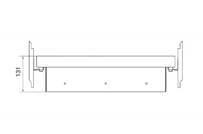 Поддон Н=121, для рамки в базу 680, арабика