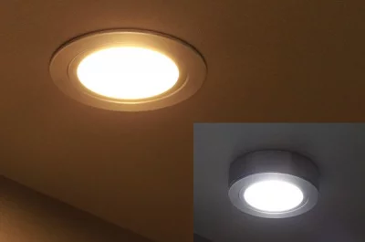 Светильник LED Luna 1, 3W/350мА, 3200K, отделка алюминий