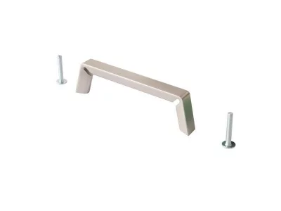 Ручка-скоба 96мм, шлифованный никель