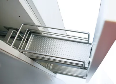 Kessebohmer: Пенал выдвижной отделка «ТИТАН», 2 полки, для фасадов шириной 150 мм