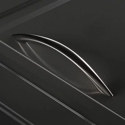 Ручка мебельная GTV UZ-01, C=128 мм, сатин GTV UZ-01-128-02