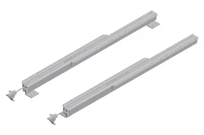 Механизм раздвижения стола Kombi 47, 980 мм, с синхронизатором и стопором