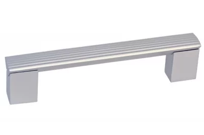 Ручка-скоба 128мм, отделка алюминий