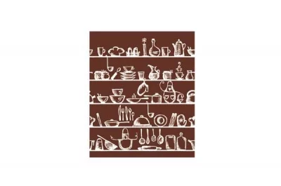 Стеновая панель Мокко, 450х540х6мм, стекло