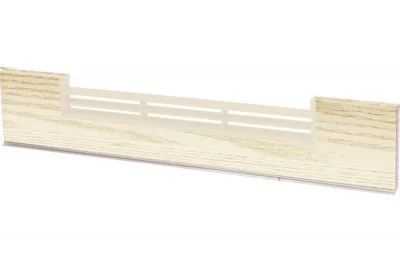 2453 Решётка вентиляционная для цоколя ПВХ H.120, L=600, декапе