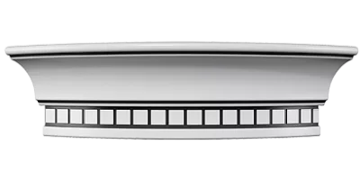 Фриз Классика верхний закругленный, коллекция Флора