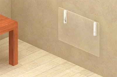 Менсолодержатель складной, L=300мм, отделка коричневый