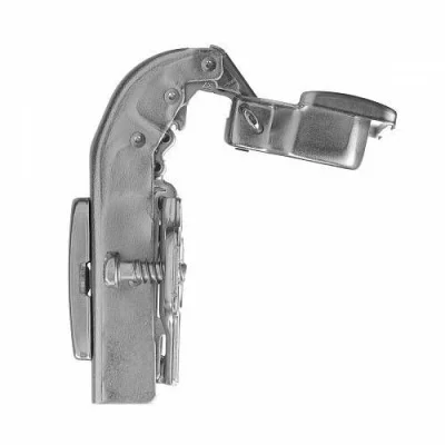 Петля GTV ZM-НСKT 90 градусов угловая самозакрывающаяся с планкой для фальшпанелей с евро: ZM-HCKT90-ZE-S