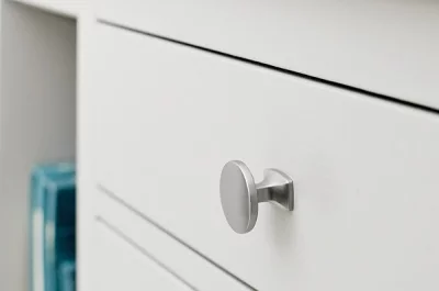 Ручка-кнопка, отделка железо античное