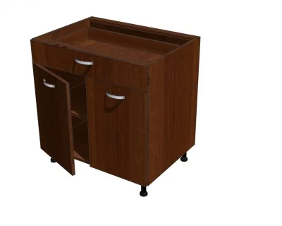 Корпус напольного шкафа под приборы, 1 ящик 800*560*720