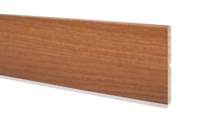 0307 Цоколь ПВХ H.120, L=4000, орех рустикальный NEW