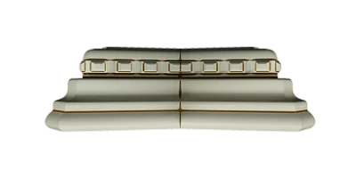 Накладка на фриз Классика внутренний угол 135, коллекция Леонардо