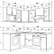 Компоновка мебели для кухни