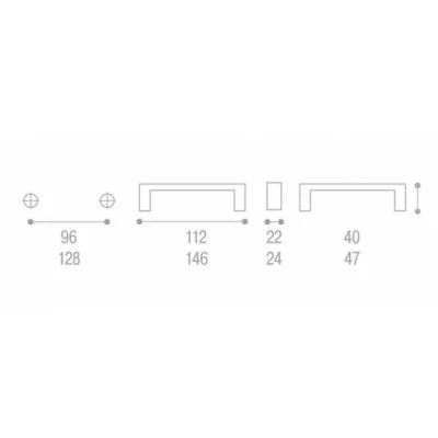 Bosetti: Ручка металлическая со вставкой - 15136P1282A.32