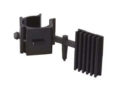 Клипса для ножек под цоколь ПВХ, пластик, черный Клипса для ножек под цоколь ПВХ, пластик, черный