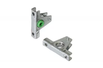 Комплект креплений к фасаду, под шуруп, отделка серая