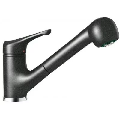 Schock: 710075 Смеситель Neos-D, Cristalite, выдвижной излив оникс Schock: 710075 Смеситель Neos-D, Cristalite, выдвижной излив оникс