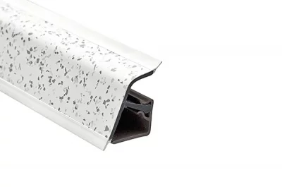 101.Бортик овальный L=4000, ледяная искра глянец