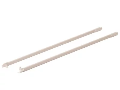 Рейлинги Firmax длина 450 мм, круглые средние для ящика Newline, белые