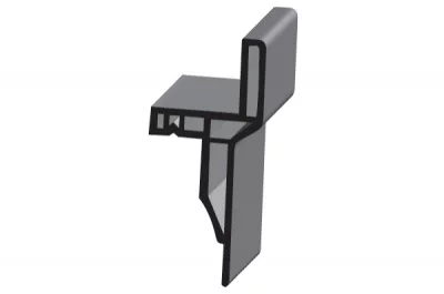 Карниз Н.63мм для шторок-жалюзи, цвет Бук, L=2.50м