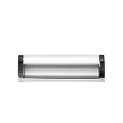 GTV: Ручка алюминиевая UA-326 C=128, хром/алюминий UA-01-326128-V1