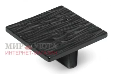 Ручка-кнопка 32мм черный глянец: 2041C.32.51