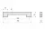 Ручка-скоба 280мм, отделка сталь шлифованная Ручка-скоба 280мм, отделка сталь шлифованная