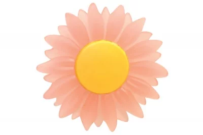 Ручка-кнопка 16/32 мм, отделка розовая