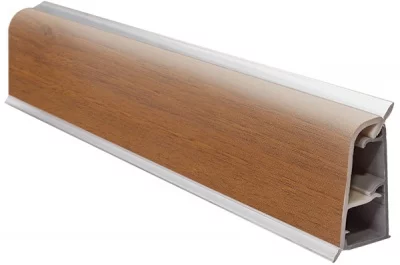 019.Бортик овальный L=4000, орех тёмный