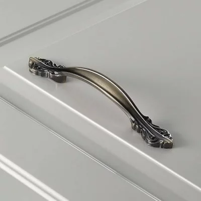 Ручка мебельная WERONA C=96мм, брашированная латунь GTV UZ-WERON-96-09