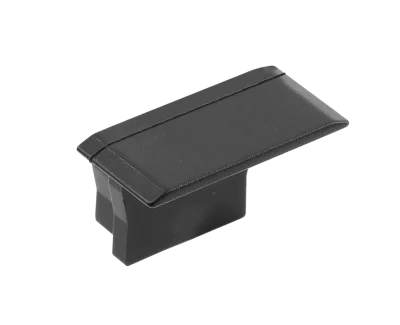 GTV: Заглушка для профиля GLAX MINI врезного высокого - цвет черный мат. (цена за 10шт.): PA-ZASGLAXMW-20M