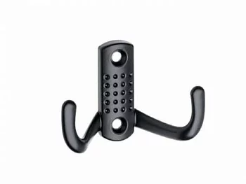 GTV: Мебельный крючок K-23 B0, черный WZ-B0-K23-20