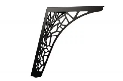 Ножка декоративная Париж, h.250, отделка черный бархат (матовый)