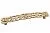 Ручка-скоба 128мм, отделка золото винтаж