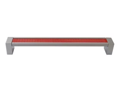 Ручка скоба со вставкой Mico 31, 352 мм, 08 красный