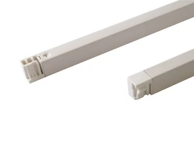 Рейлинги Firmax длина 450 мм, квадратные верхние для ящика Newline, белые