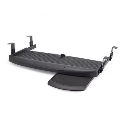 GTV: Полка под клавиатуру черная с подставкой под мышь PU-KEYM27-20