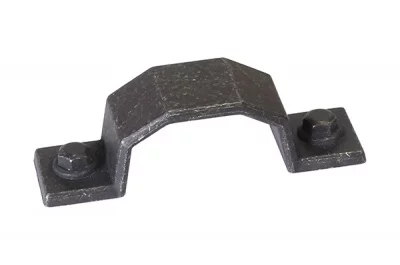 Ручка-скоба 64мм, отделка железо черное винтаж