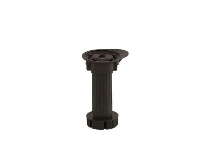 Опора цокольная FIRMAX, H=120 мм, пластик, черный